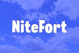 Nitefort font preview