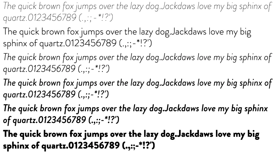 Brandon Grotesque family