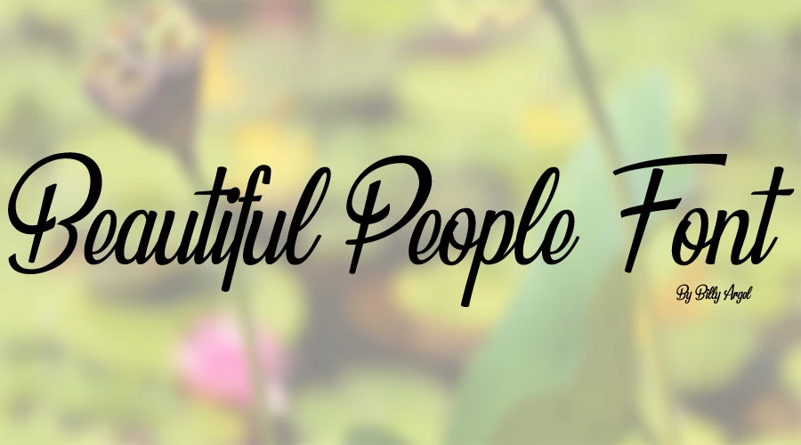 Beautiful-People-Font-Free-Download