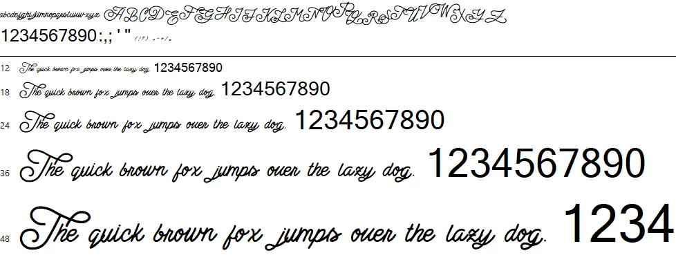 Foundry Kit font Character map