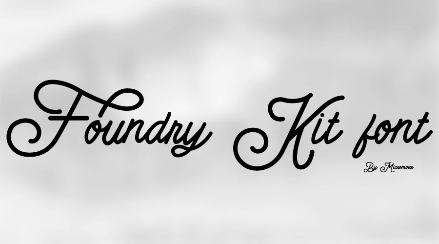 Foundry-Kit-font-Free-Downlaod