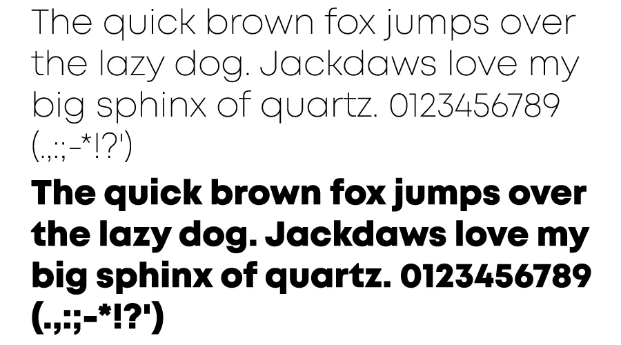 Mont-Font-Character-map