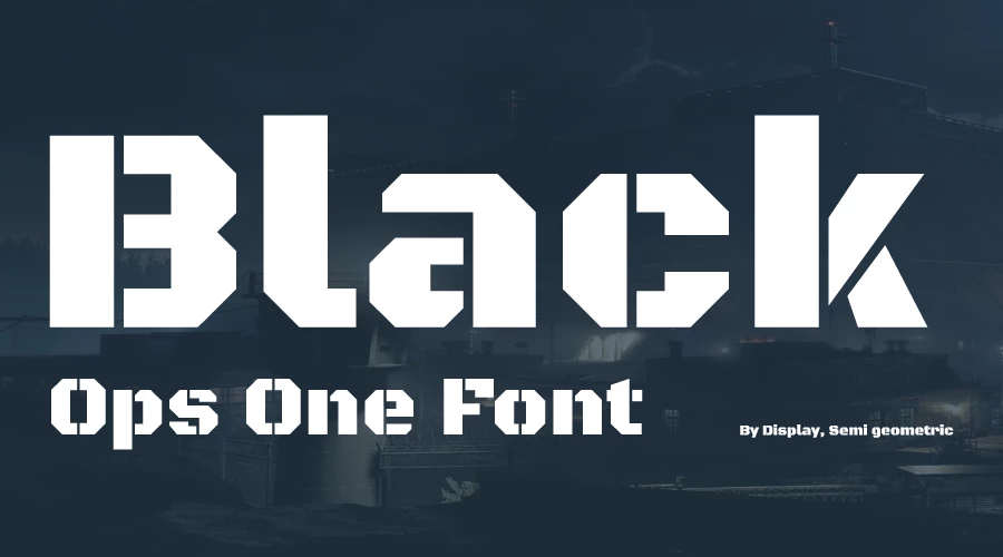Black-Ops-One-Font-Free-Download