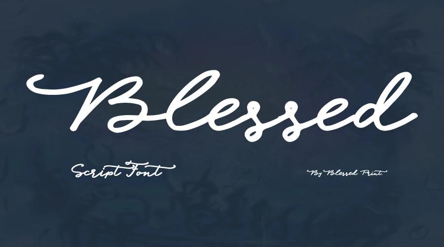 Blessed-Script-Font-Free-Download