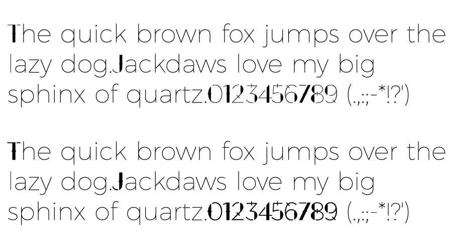 September-Font-Character-map