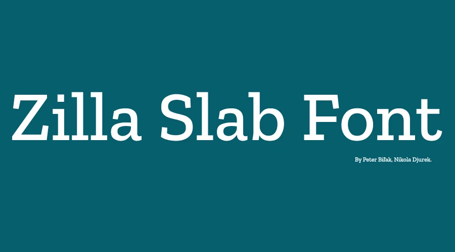 Zilla-Slab-Font-Free Download