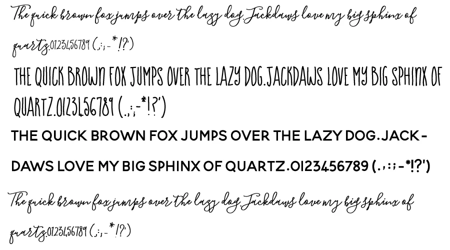 Blooming-Elegant-Font--Character-map