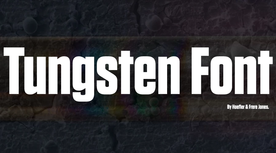 Tungsten-Font-Free-Download