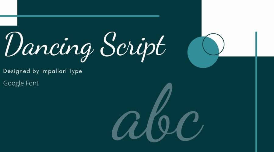 Dancing Script Font Free Download