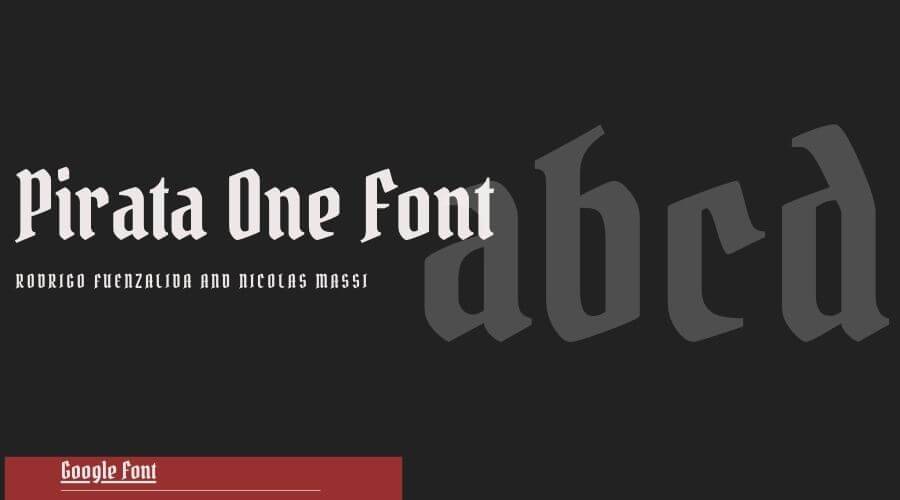 Pirata One Font Free Download