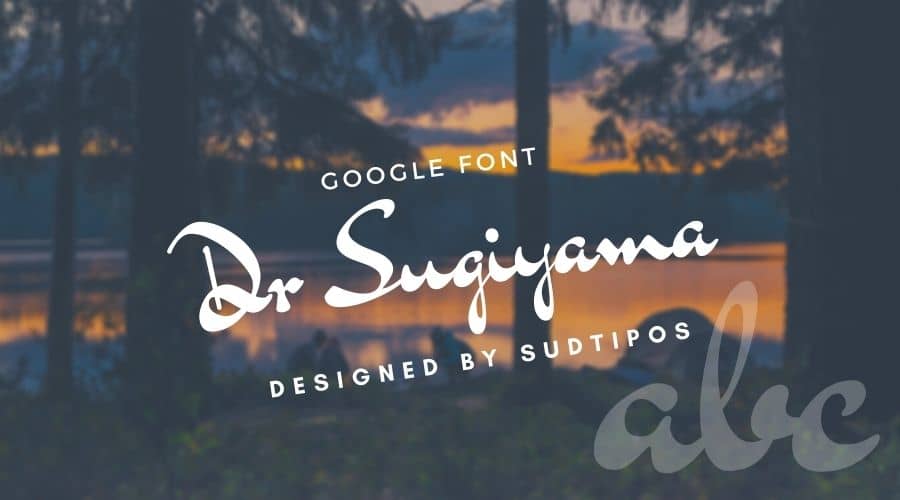 Dr Sugiyama Font Free Download
