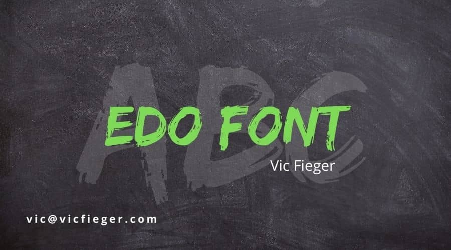 Edo Font Free Download