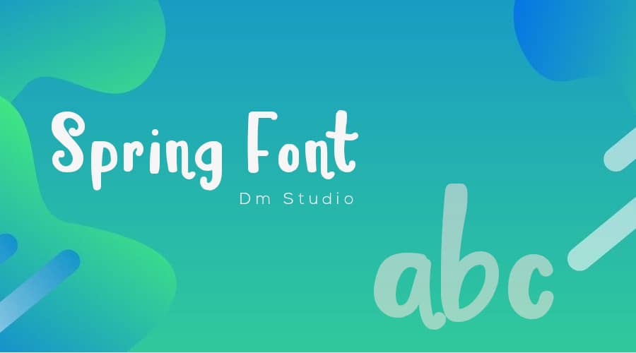 Spring Font Free Download