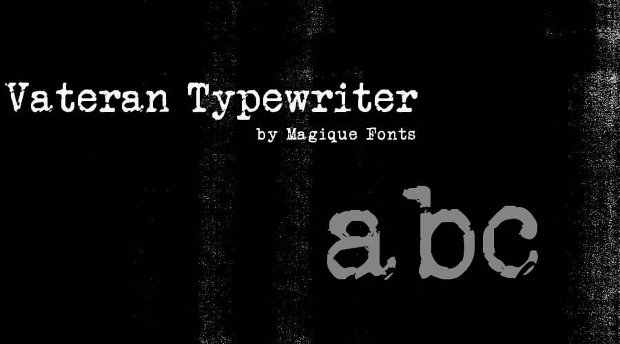 Vattern Typewriter Font