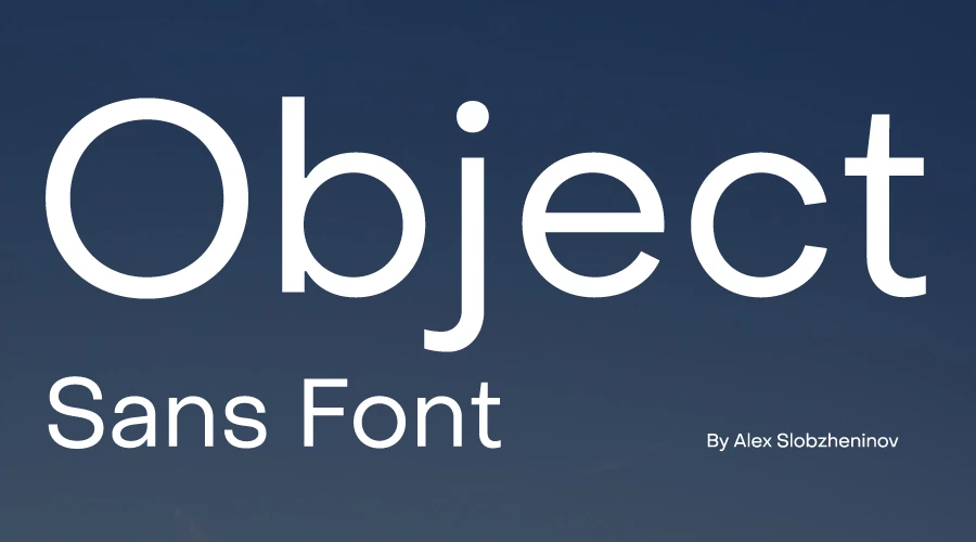 Object-Sans-Font--Free-Download