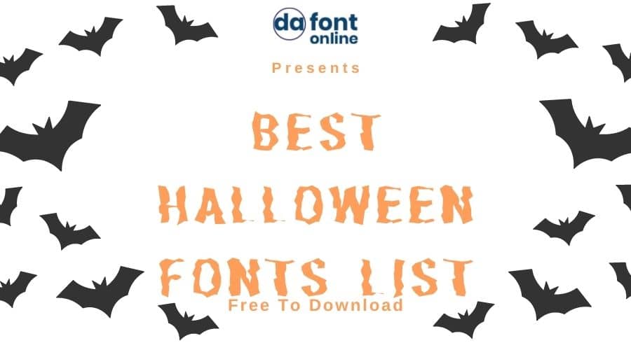 Best Halloween Font List