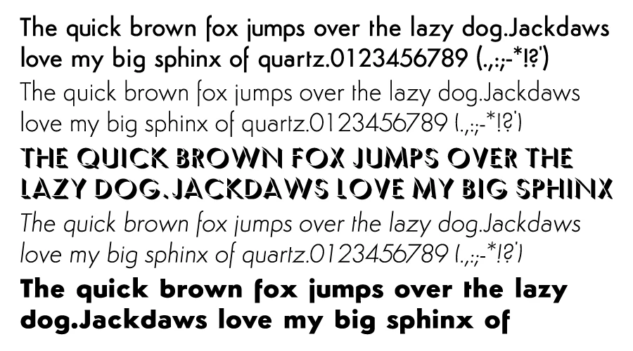 Semplicità-Font-Character-map