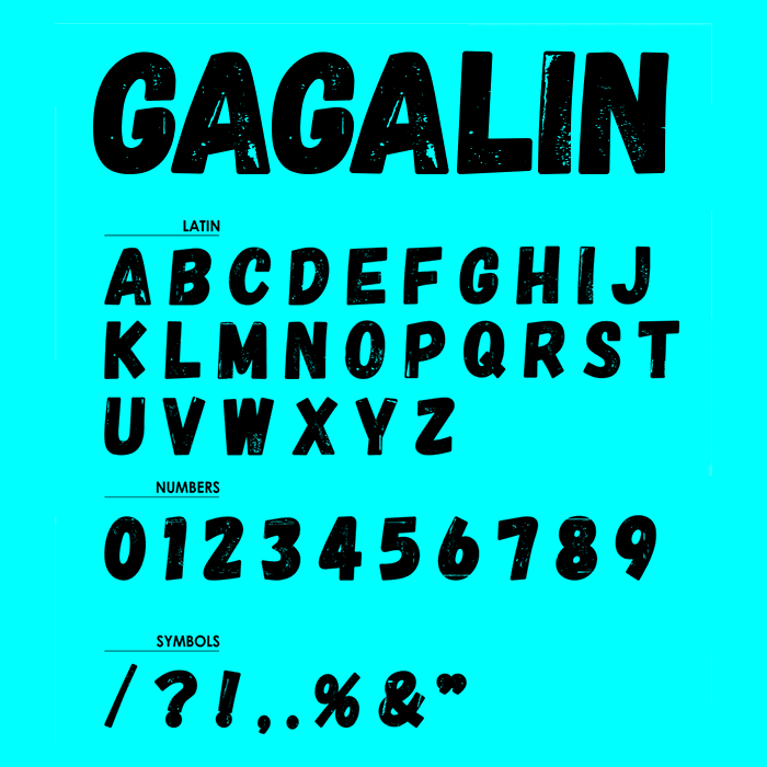 Gagalin Font View