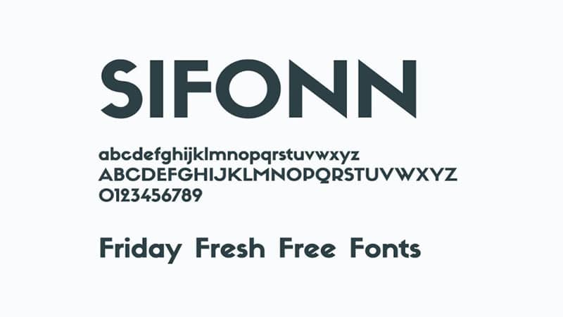 Sifonn Font View