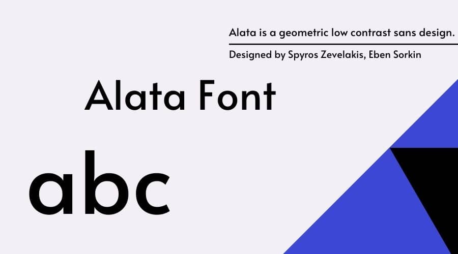 Alata Font Free Download