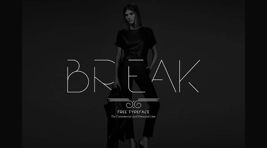 Break Font Free Download Break Font Free Download