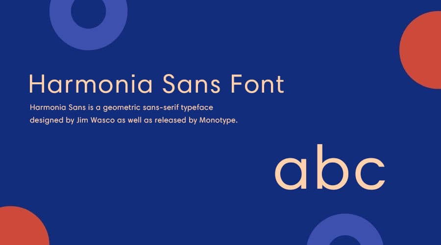 Harmonia Sans Font Free Download