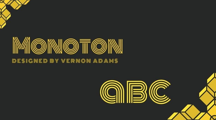 Monoton Font Free Download