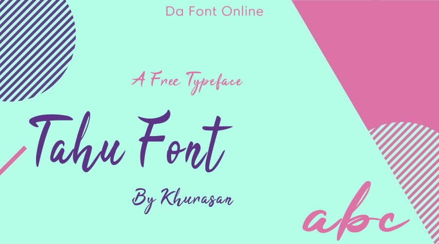 Tahu Font Free Download