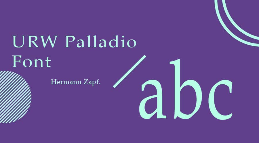URW Palladio Font Free Download