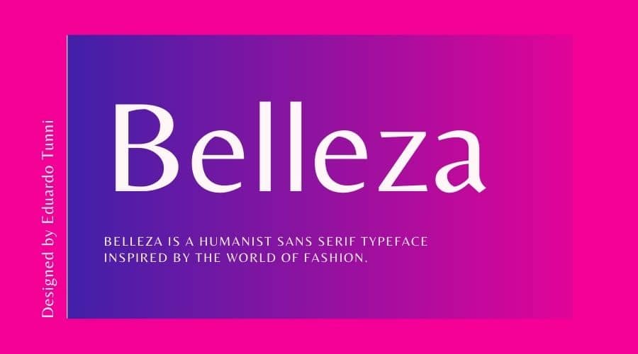 Belleza Font Free Download
