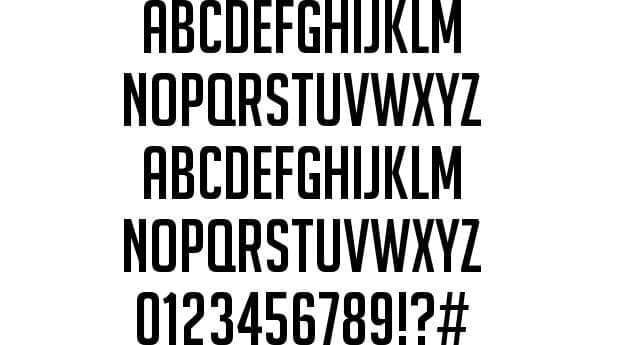 Big Noodle Titling Font View