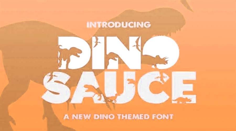 Dinosauce Font Free Download