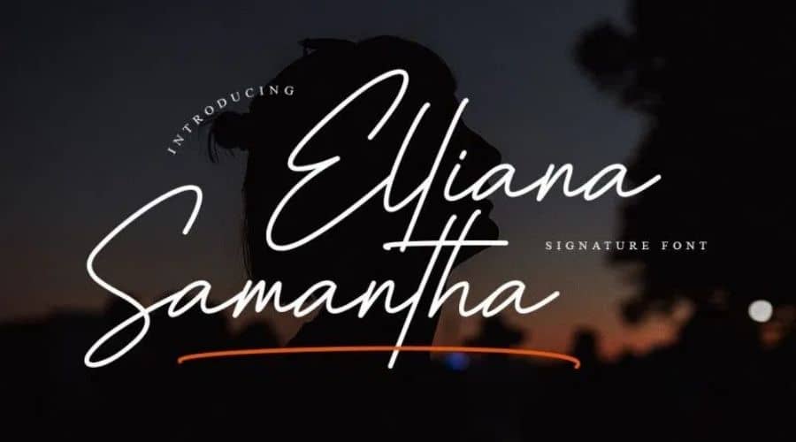 Elliana Samantha Font Free Download