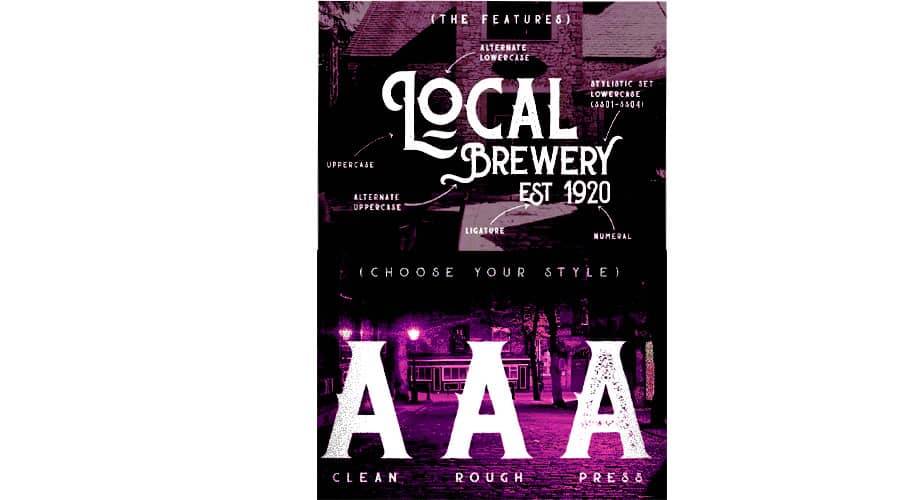 Sherlock Typeface View