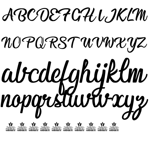 Afternoon in Stereo Font View