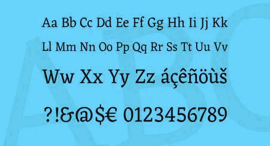 Eczar Font View