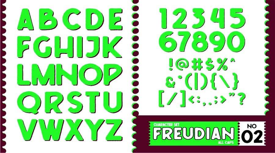 Freudian Typeface View