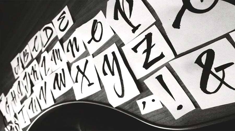 Handletter Font View