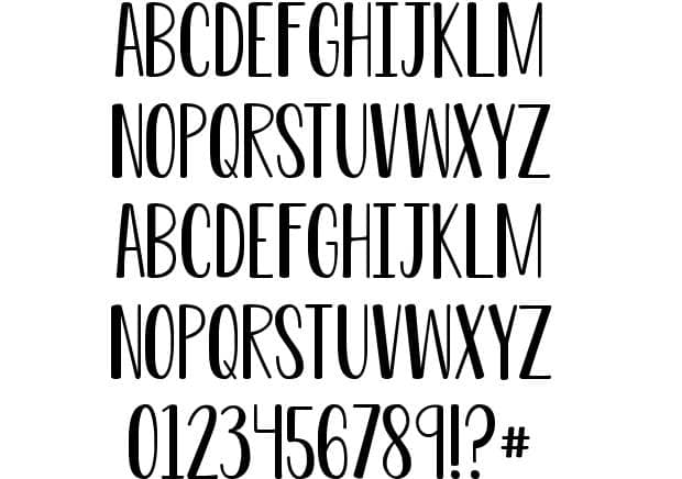 KG Do You Love Me Font View