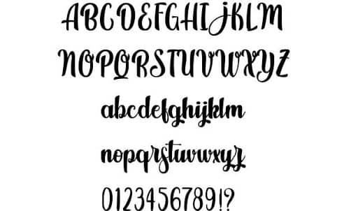 Kindly Jasmine Font View
