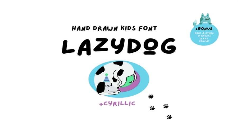 Lazy Dog Font Free Download