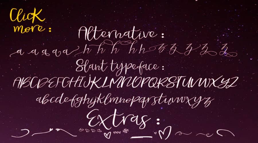 Lovely Fabulous Script Font View