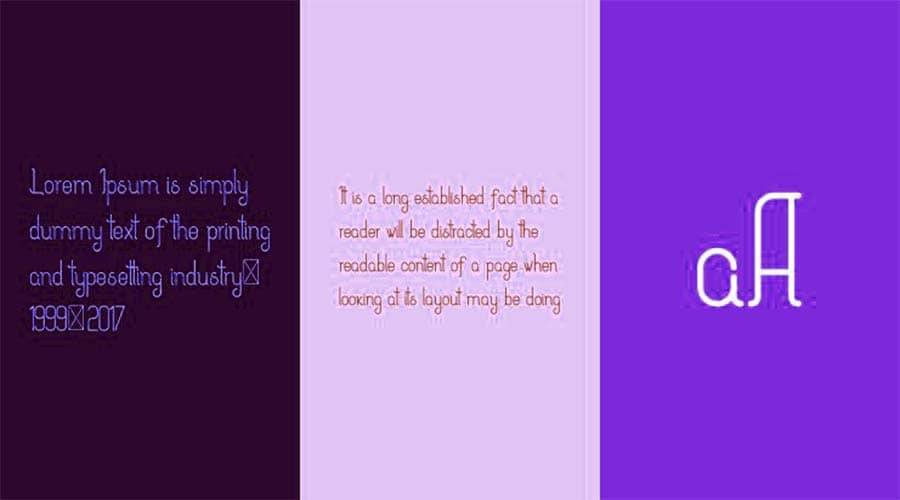 Splendor Display Font View