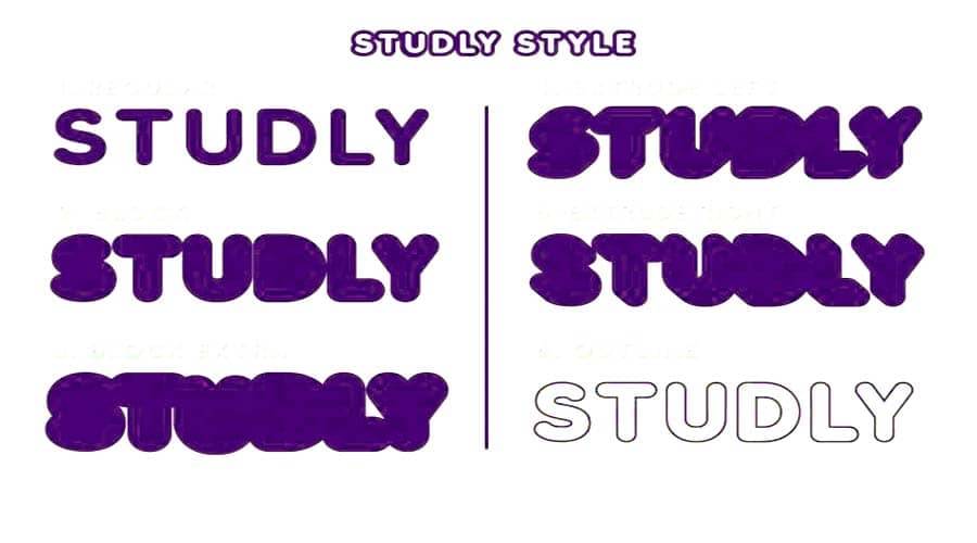 Studly Font View