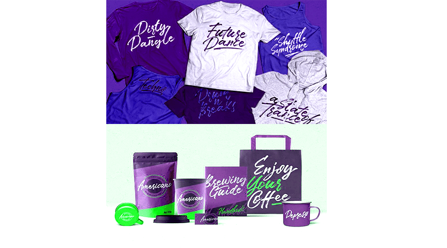 TakeEasy Brush Font View