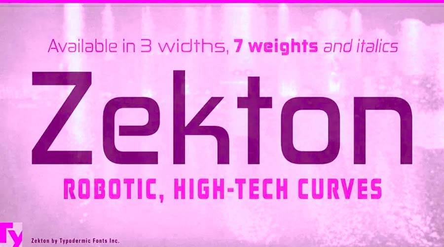 Zekton Font Free Download