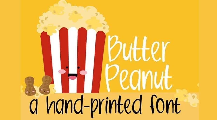 Butter Peanut Font Free Download