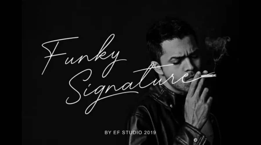 Funky Signature Font Free Download