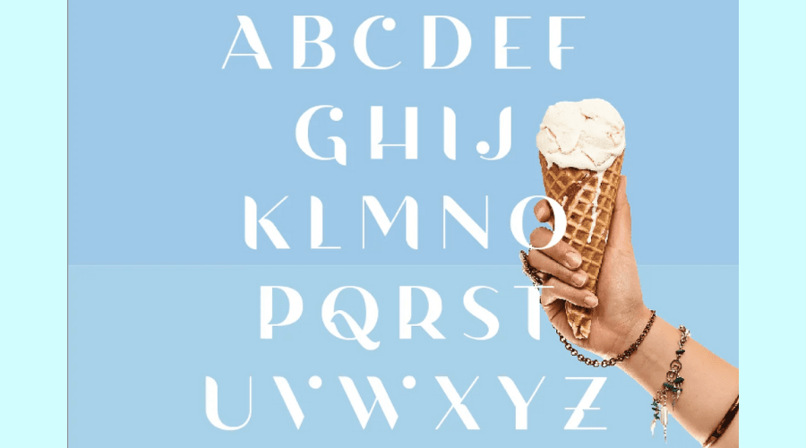 Gelato Soft Typeface View