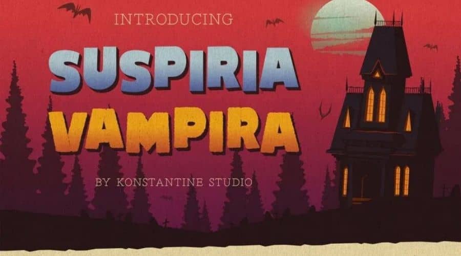 Suspiria Vampira Display Font Free Download